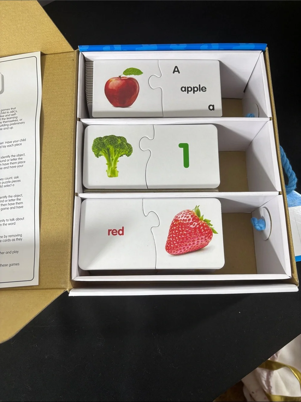 Preschool Learning Library Match It! Colors, Counting & ABCs - Blue